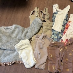 ⑦90CM女の子用 洋服やスカート、タイツなど