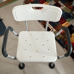 介護用お風呂チェア　椅子　手すり背もたれ付き