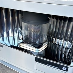 札幌市内配送可 美品 21年製 サンポット 煙突式石油ストーブ KSH-7011RC S 木造18畳/コンクリート29畳の画像