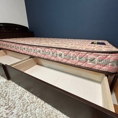 家具 ベッド シングルベッドの画像