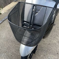 ホンダ 原付 トゥデイ AF61 スクーター 50cc 便利なカゴ付き キャブ車 4スト 実働 機関良好 シルバー 銀系 鳥取 陸送可 販売証明可の画像