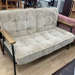 ★ジモティ割あり★  ソファー ベージュ  クリーニング済み KJ5089