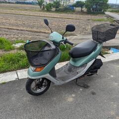 ホンダ　ディオ　チェスタ　緑　前後カゴとサイドスタンド付き！