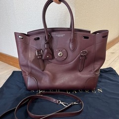 ラルフローレン  リッキーバッグ　ボルドー