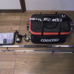 釣り竿とボックス