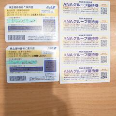 【全国発送・ネット決済可】ANA 全日空 株主優待　航空割引券+...