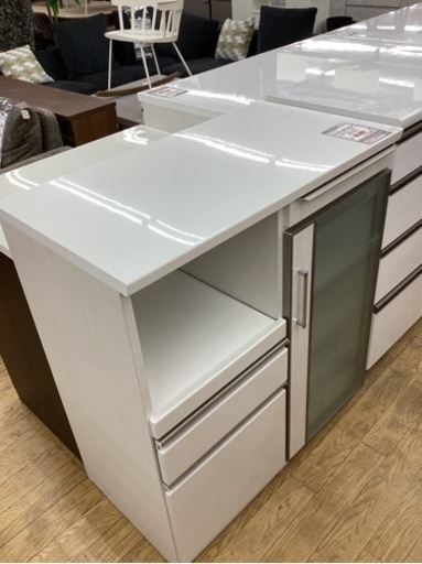 KE-31【新入荷　リサイクル品】三幸ジャパン　キッチンカウンター　白