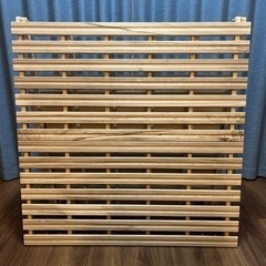 すのこベッド すのこ 折りたたみベット 折りたたみ 2つ折り シ...