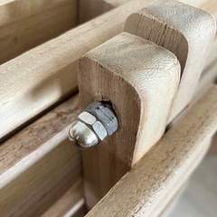 すのこベッド　ダブル　天然桐の画像