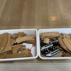 【無料】木製レールと新幹線の画像