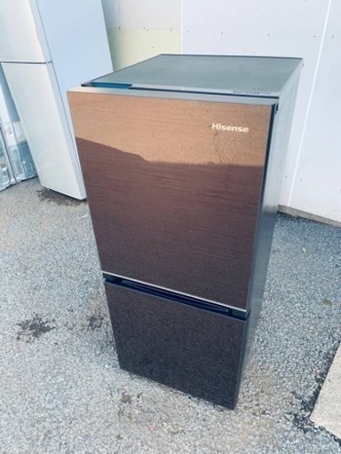 ♦️Hisense2ドア冷凍冷蔵庫【2021年製】HR-G13B-BR