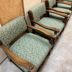 1人用ソファ　ダイニングチェアーの画像