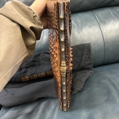 印傳屋　クラッチバッグ　クロコダイル　の画像