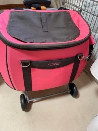 美品　ペットカート　ペットリュック　防災
