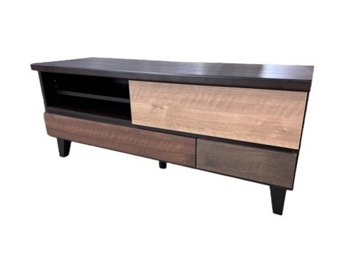 NO.1423 【美品】 ニトリ ローボード テレビボード ローボードランダム 120 LB DBR 中古 生活雑貨 家具