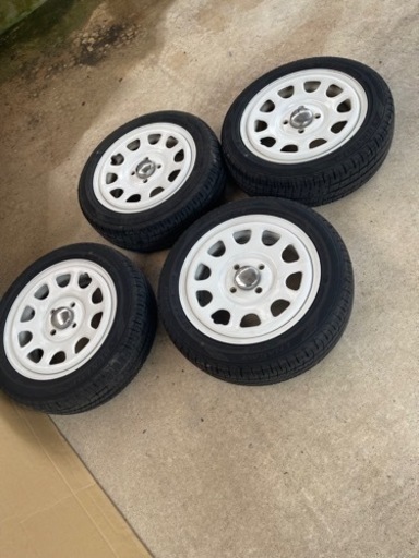 軽自動車用　デイトナホイールタイヤセット　超バリ溝