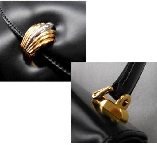 美品 OSCAR DE LA RENTA/オスカー・デ・ラ・レンタ フォーマルバッグ 黒 横22cm縦16cm ハンドバッグ ショルダーベルト ブラック 鞄 札幌 西野 美品 OSCAR DE LA RENTA/オスカー・デ・ラ・レンタ フォーマルバッグ