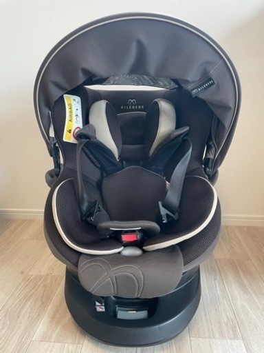 エールベベ・クルット5i グランス グランブラウン 【エールベベ(AILEBEBE)】[チャイルドシート 新生児 isofix 回転式 日本製]
