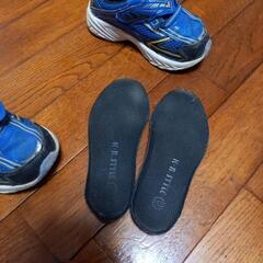 15㎝　光る　子供用シューズの画像