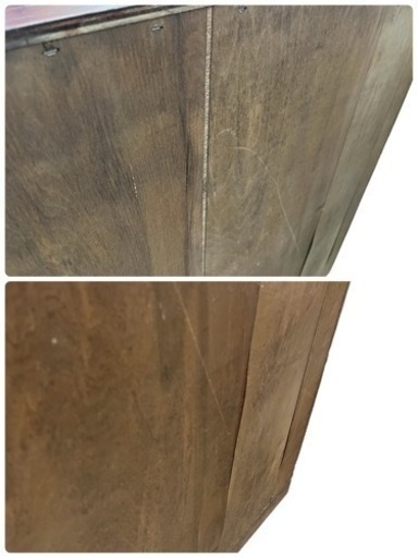 NO.1424 仙台箪笥 仙臺箪笥 ※鍵無し※ 和箪笥 和家具 古家具 キズ多めの
