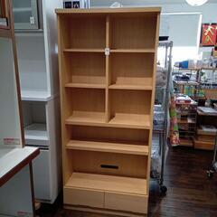 ★美品【家具の大丸】本棚　家具 収納家具 　幅約80cm ?自社配送時?代引き可?※現金、クレジット、スマホ決済対応※   