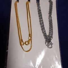 sold済　ネックレスチェーン2連セットの画像