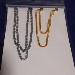 sold済　ネックレスチェーン2連セットの画像
