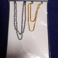 sold済　ネックレスチェーン2連セットの画像