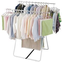 アイリスオーヤマ 洗濯物干し（室内物干し用）の画像