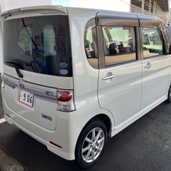 納車済み🉐個人分割可能🉑平成23年式　タントカスタムX  人気のパール　走行24.4万　車検整備済みの画像