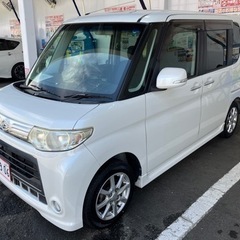 納車済み🉐個人分割可能🉑平成23年式　タントカスタムX  人気のパール　走行24.4万　車検整備済みの画像