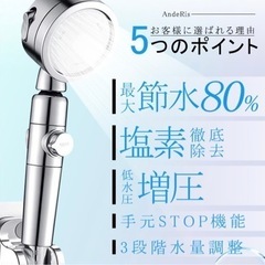 未使用 節水シャワーヘッドの画像