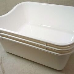 ☆スマイル 水切りケース ホワイト ３個セット【未使用】