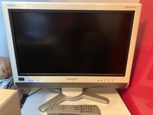 シャープ　AQUOS テレビ　LC-20D30   2008年頃