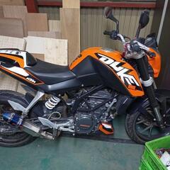 KTM dukeデューク200バイク 