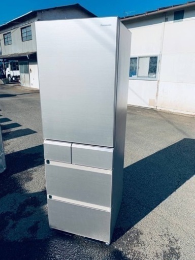 ♦️Panasonicノンフロン冷凍冷蔵庫【2019年製】NR-E414GV-N