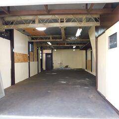 貸店舗工場付き住居　DIY可能物件！