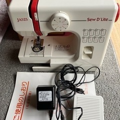 子供にせがまれて買いました！ミシンSew D‘Lite JA525