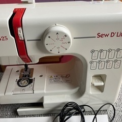 子供にせがまれて買いました！ミシンSew D‘Lite JA525の画像