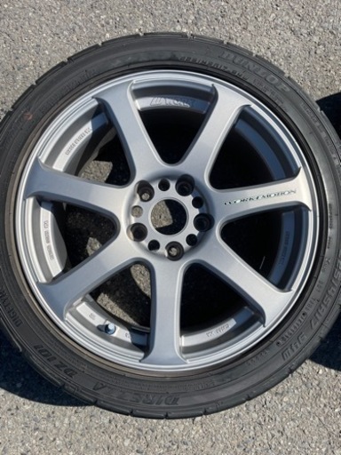 【直接引取のみ】 WORK EMOTION XT7 4本セット 5×114.3 7J＋32 17インチ タイヤおまけ程度 群馬県発