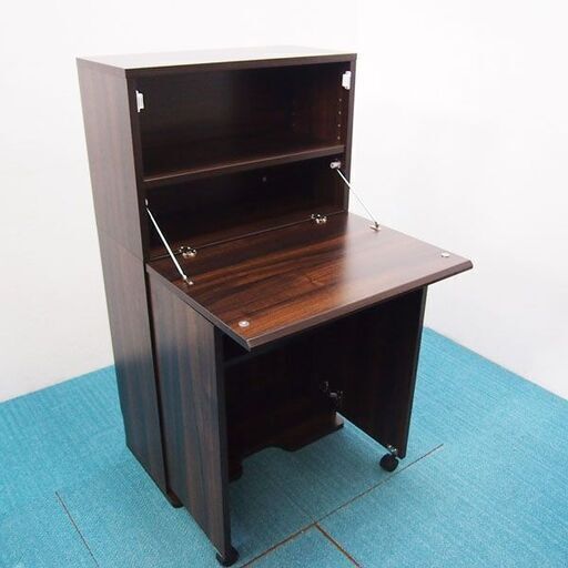 未使用品 ライティングデスク パソコンデスク 幅600 奥行300～700 高さ1100mm (CA09)