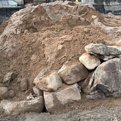 無料　庭石　残土　広島市　取りに来られる方