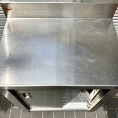 《売約済》【武蔵小山店】  調理台 業務用 ステンレス ｍaruzen マルゼン 食器棚 キッチン 収納 2段 格納 作業台 キャビネット 店舗 厨房 什器 引違い 引き戸 🚚運搬無料エリア有 / 大田区 リサイクルショップ ランバールーム 池上店 ◀︎ 池上駅 大森駅 蒲田駅 最寄りの画像