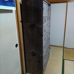 値下げしました。純和 桐箪笥(きりタンス)防虫効果有り 家具 収納家具 タンス、衣類収納  の画像