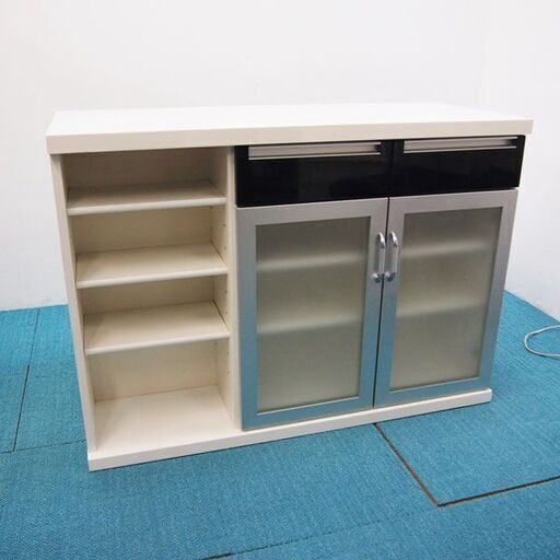 キッチンカウンター キッチン収納 チェア用足置き 幅1200 奥行510 高さ870mm (DA14)