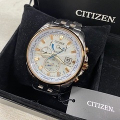 ⌚【腕時計】シチズン エコドライブ電波時計 ワールドタイム  【ブランド腕時計買取アールワン田川】の画像