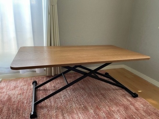 ダイニングテーブル 昇降式 折りたたみ　デスク