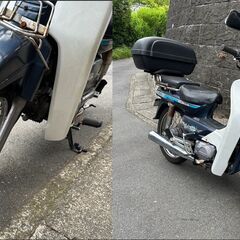 1994年1月　（タイ）ホンダ　スーパーカブ100　HA06　トップケースキャリア　タンデムシート　バイクリアボックスの画像