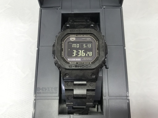 CASIO/G-SHOCK/電波ソーラー/GCW-B5000UN-1JR/カーボン/G-SHOCK 40TH