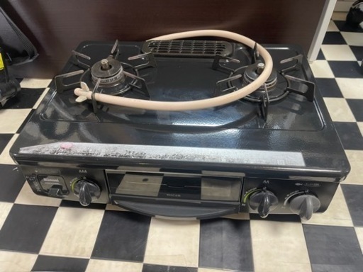 【リサイクルサービス八光】2014年製　リンナイ　都市ガス用コンロ　左強火　RT31NHS-L